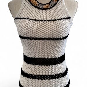 Ermanno Scervino back and white top